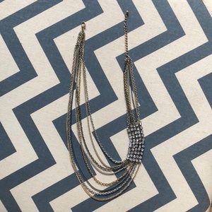 Tjmaxx multi color chain link diamond necklace